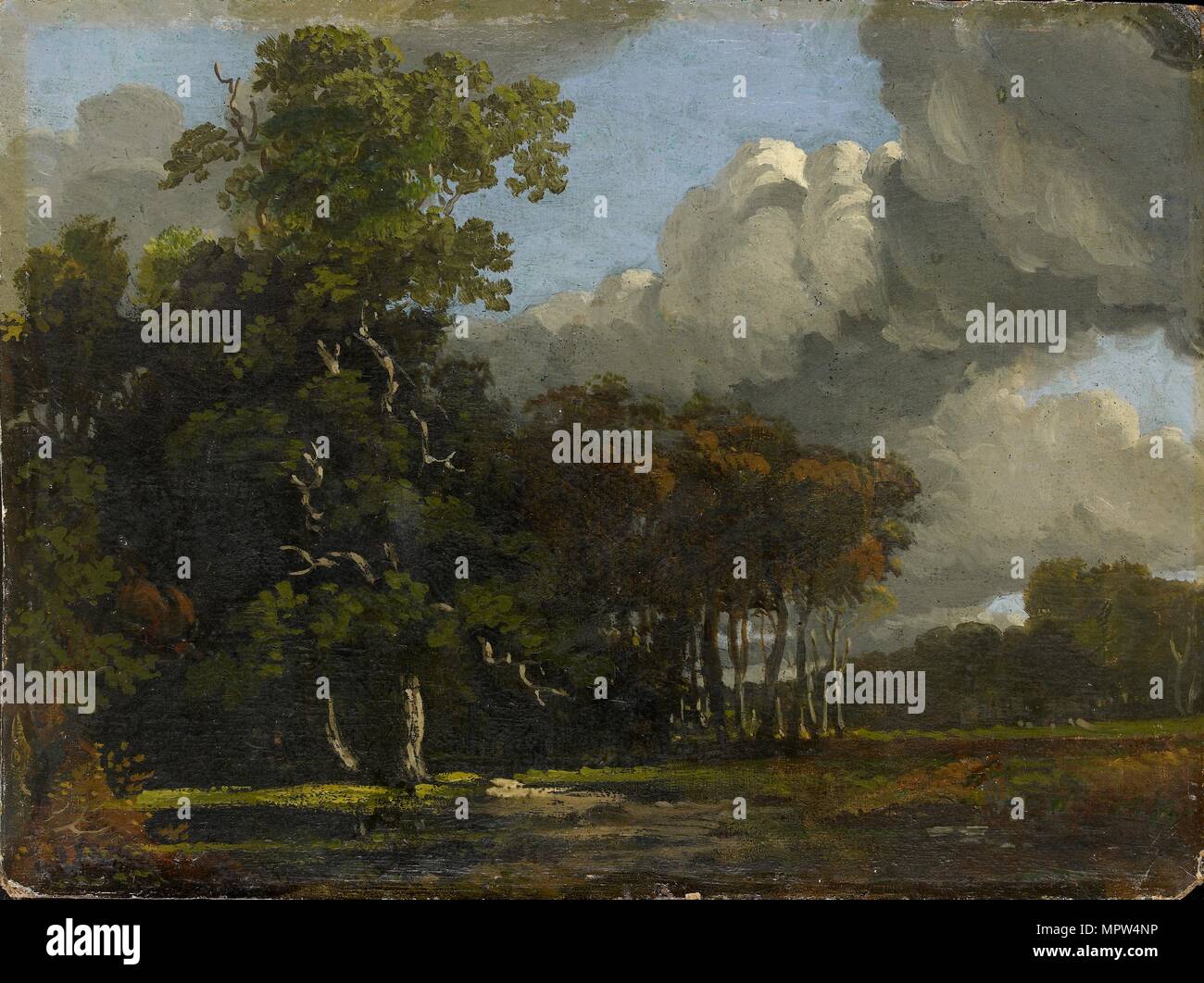 Woodland Landscape, c1816-1820. Artist: William Turner. Stock Photo