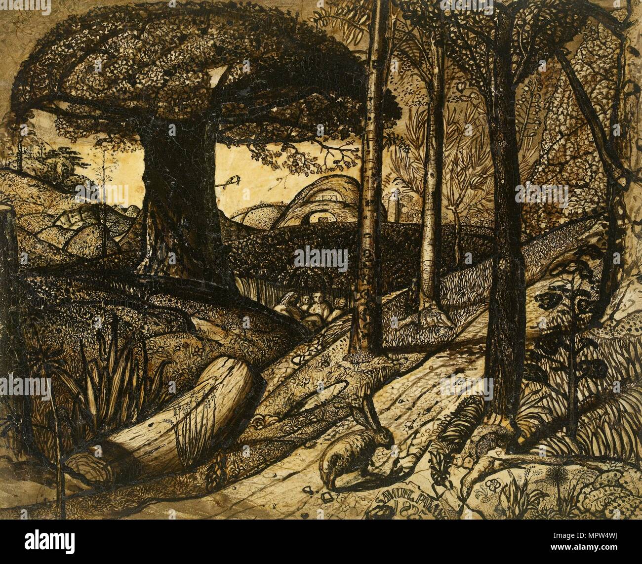 Early Morning, 1825. Artist: Samuel Palmer Stock Photo - Alamy
