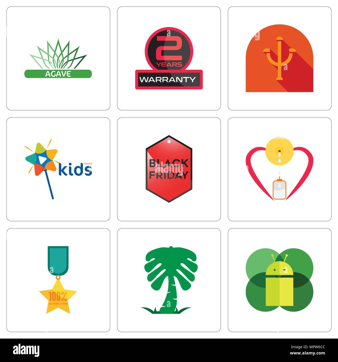 Set Of 9 Simple Editable Icons Such As Mobile Os A Saudi Palm 100 Satisfaction Breastfeeding Black Friday Kids Channel Psi 2 Years Warranty A Stock Vector Image Art Alamy