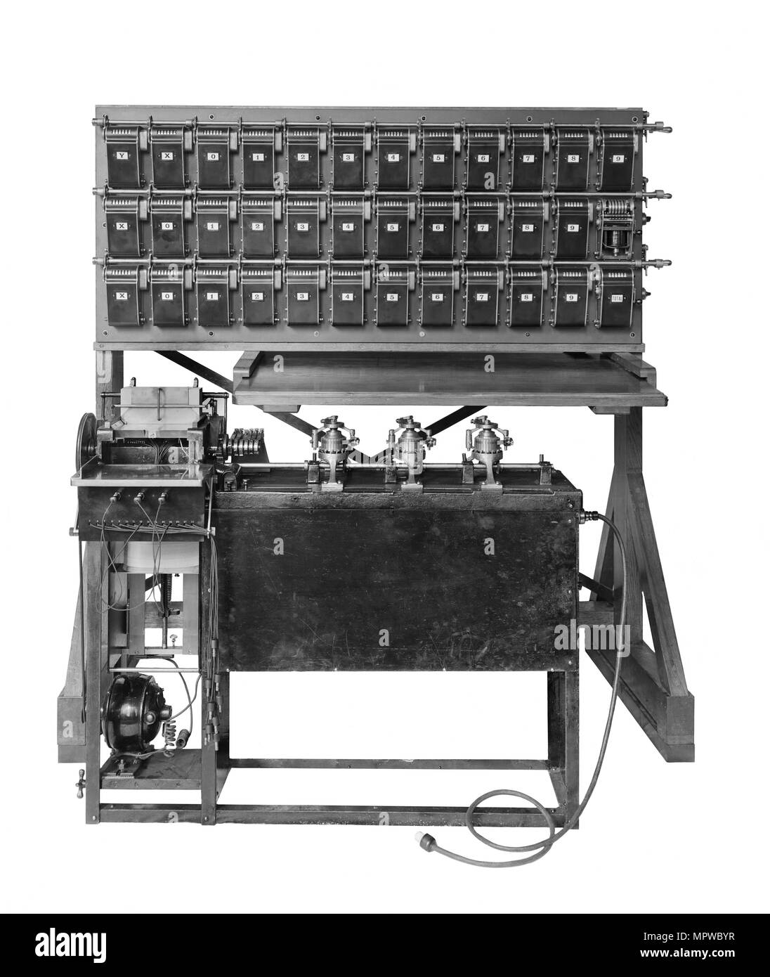 Calculating machine, 1911. Artist: Bedford Lemere and Company. Stock Photo