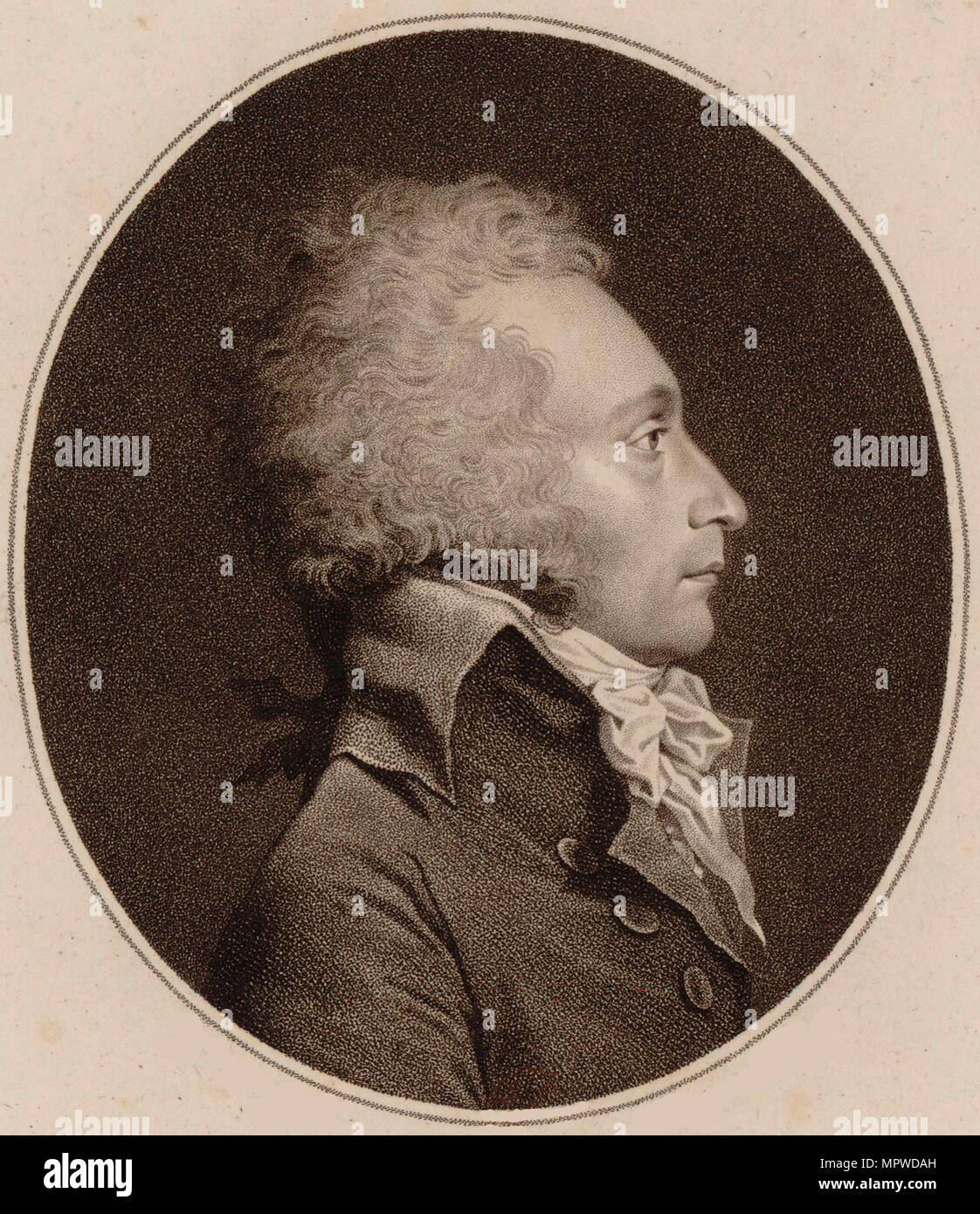 Alexandre, Vicomte de Beauharnais (1760-1794) , 1791. Stock Photo