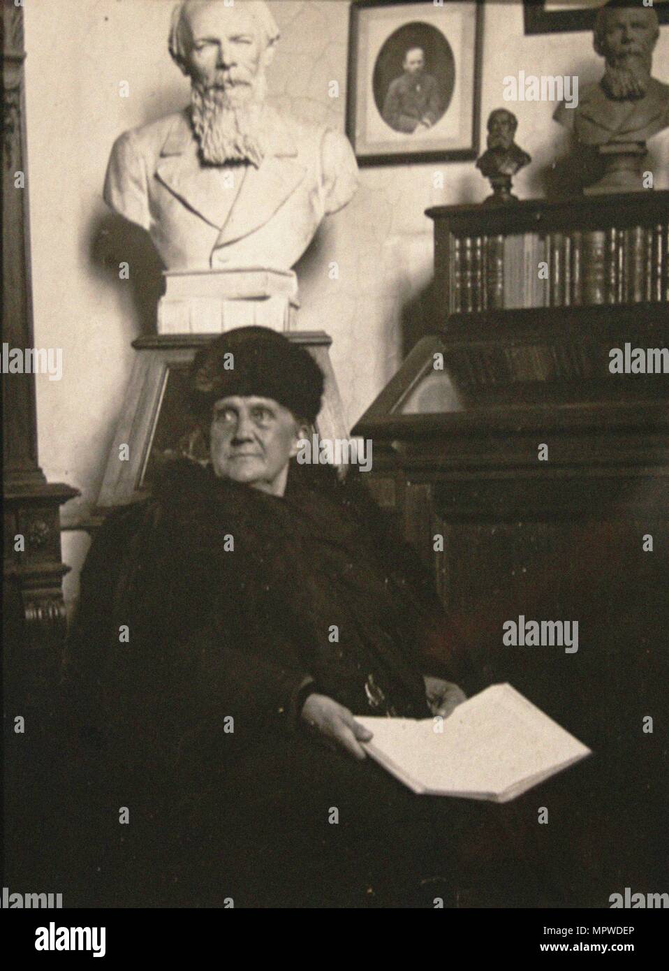 Anna Grigoryevna Dostyevskaya in the Dostoyevsky Room of the Historical ...