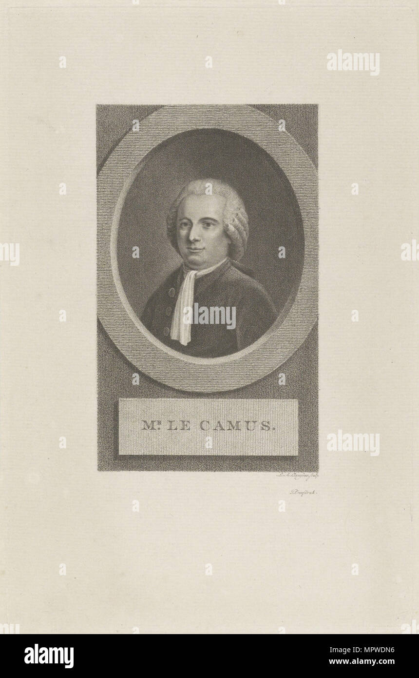 Armand Gaston Camus (1740-1804), 1790s. Stock Photo