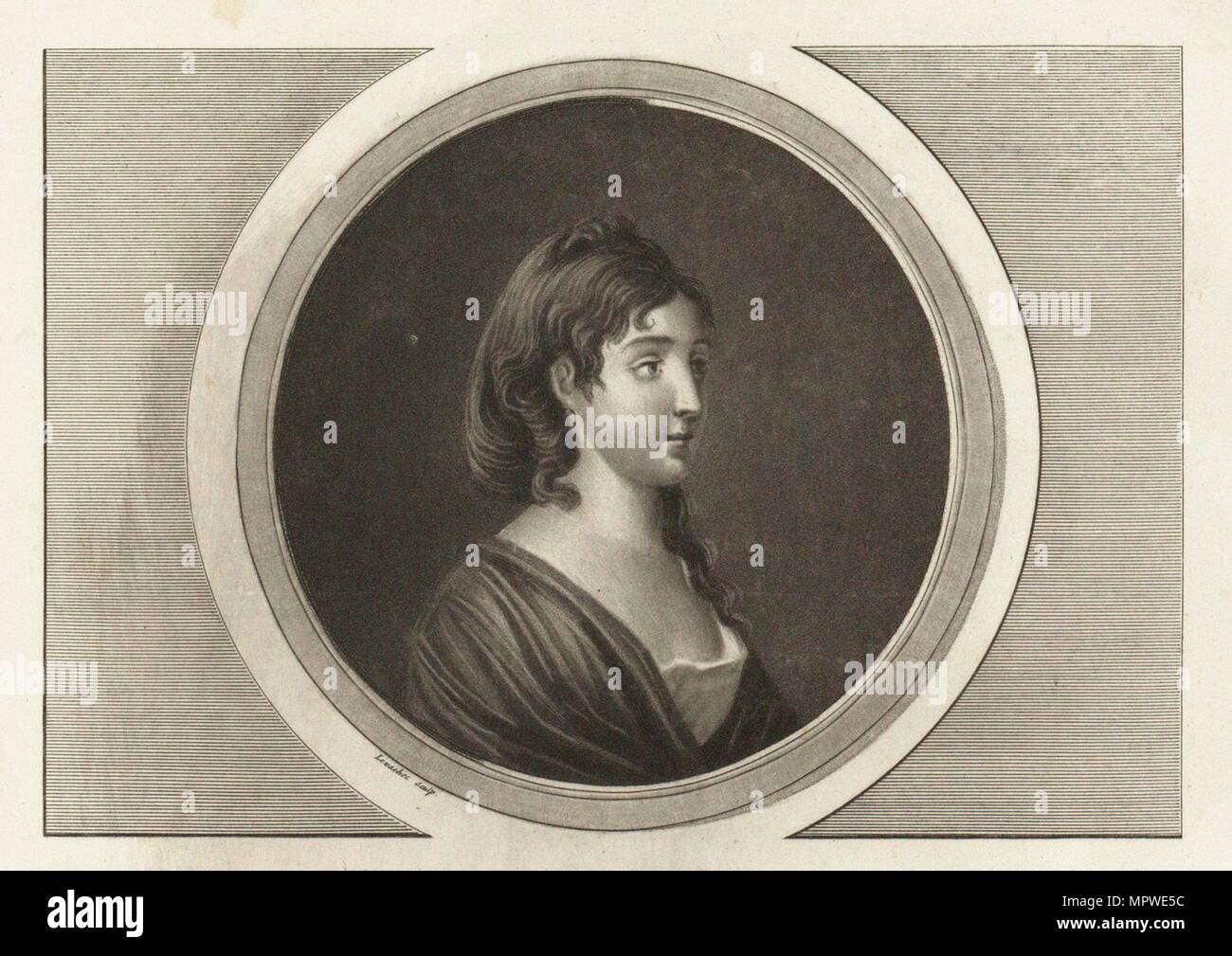 Cécile Aimée Renault (1774-1794), 1790s. Stock Photo