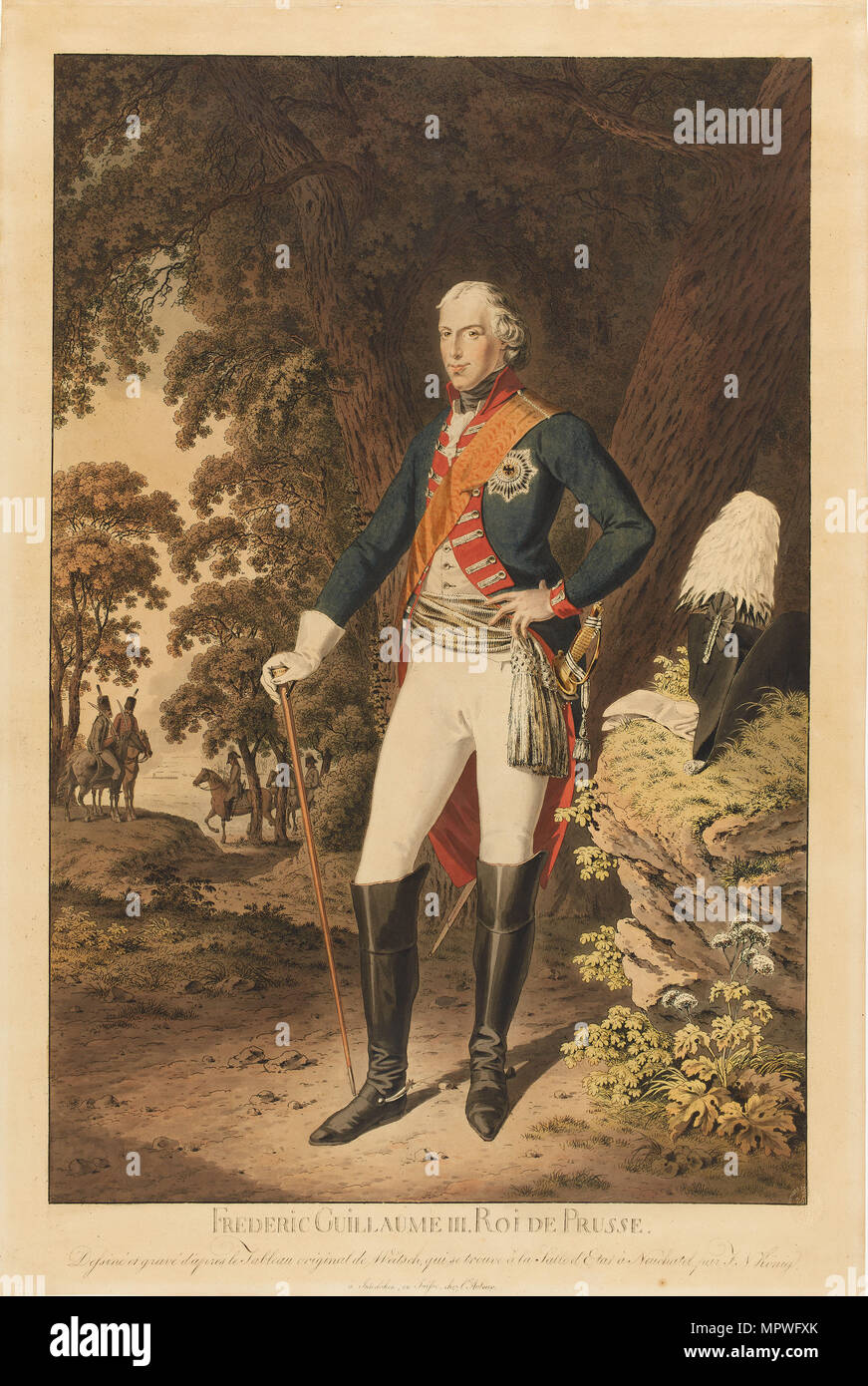 Frederick William III of Prussia (1797-1840), . Stock Photo