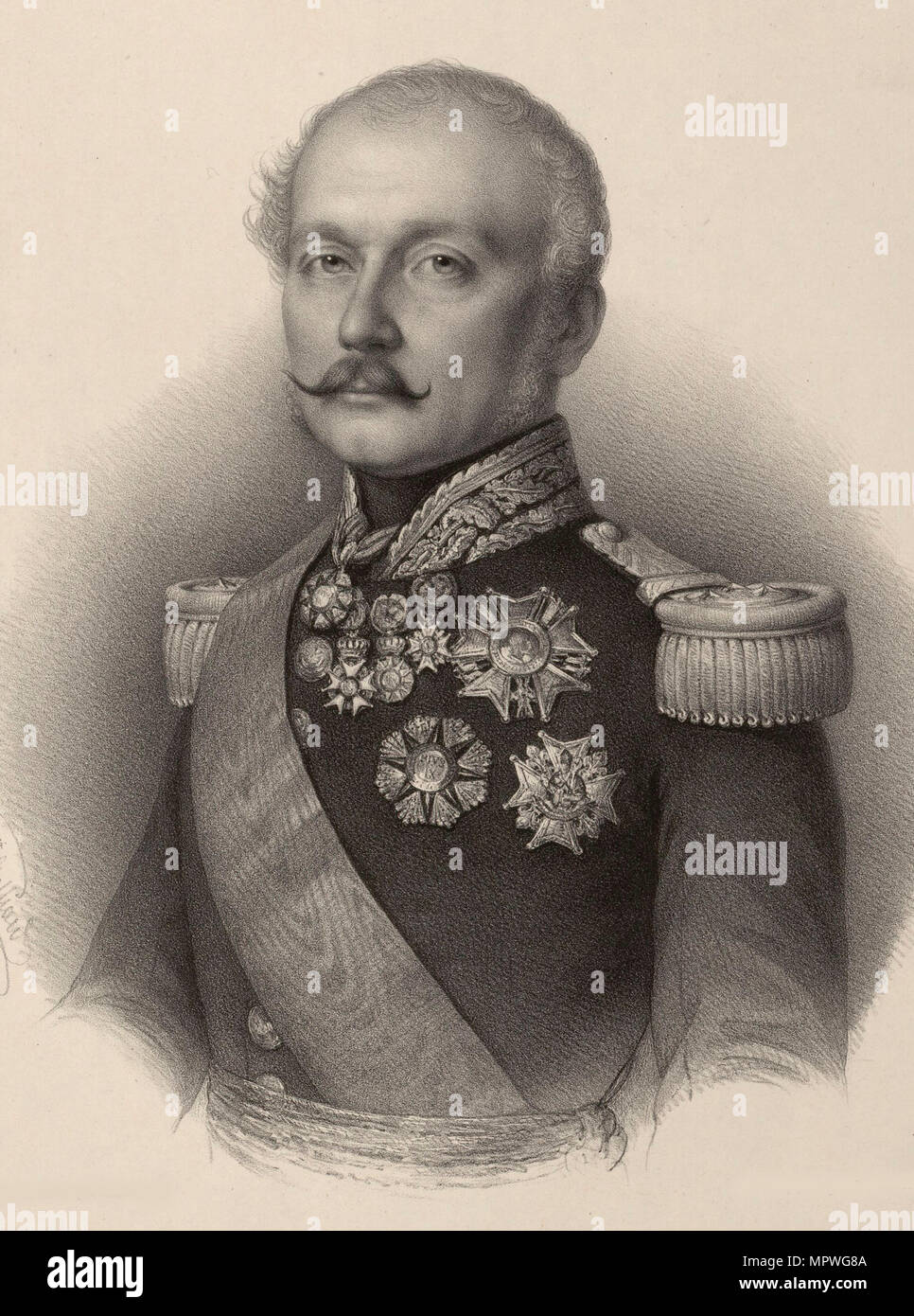 General Nicolas Oudinot (1791-1863), duc de Reggio, 1851. Stock Photo