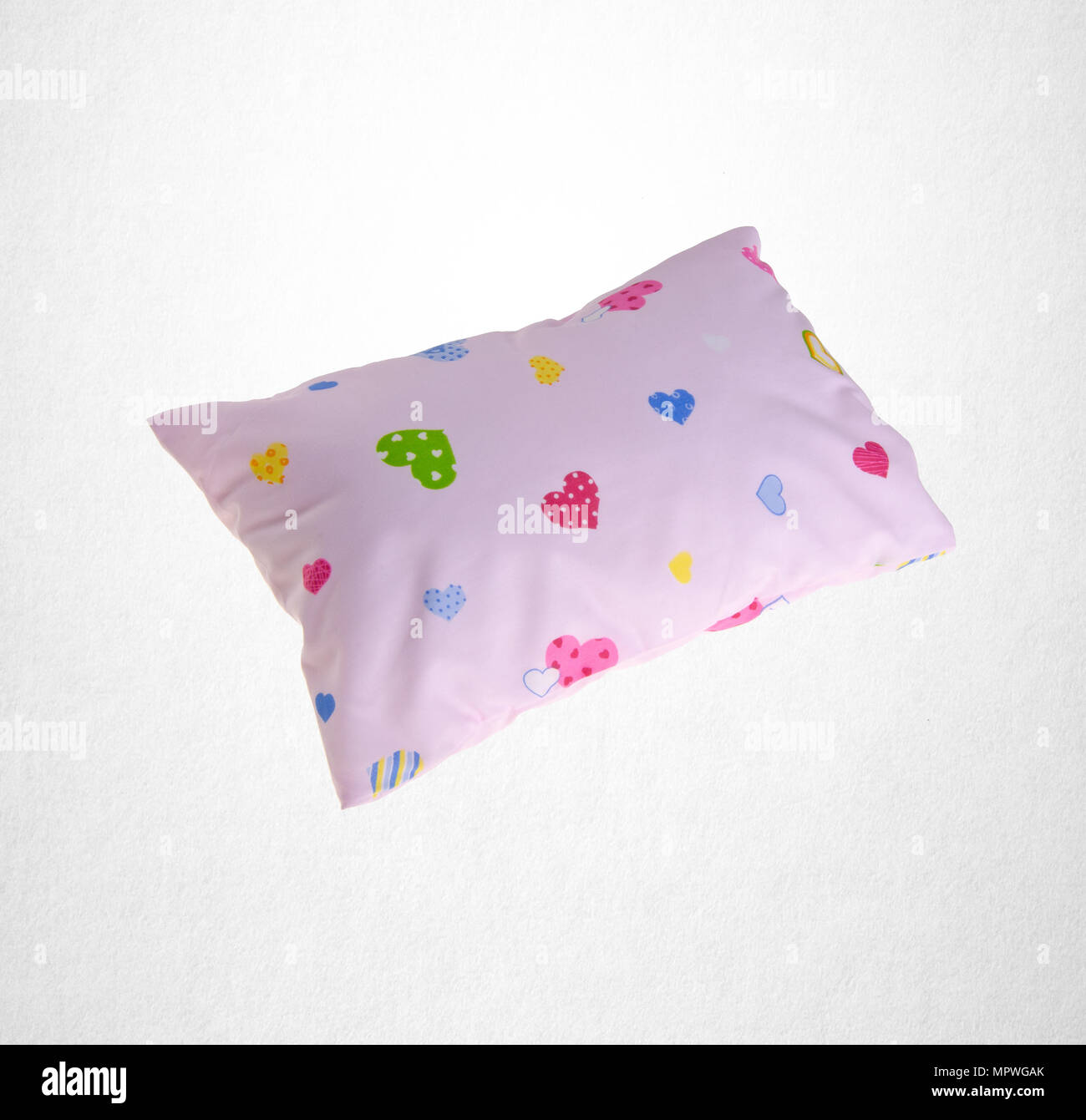 Pillow Or Small Pillow For Baby On A Background Stock Photo