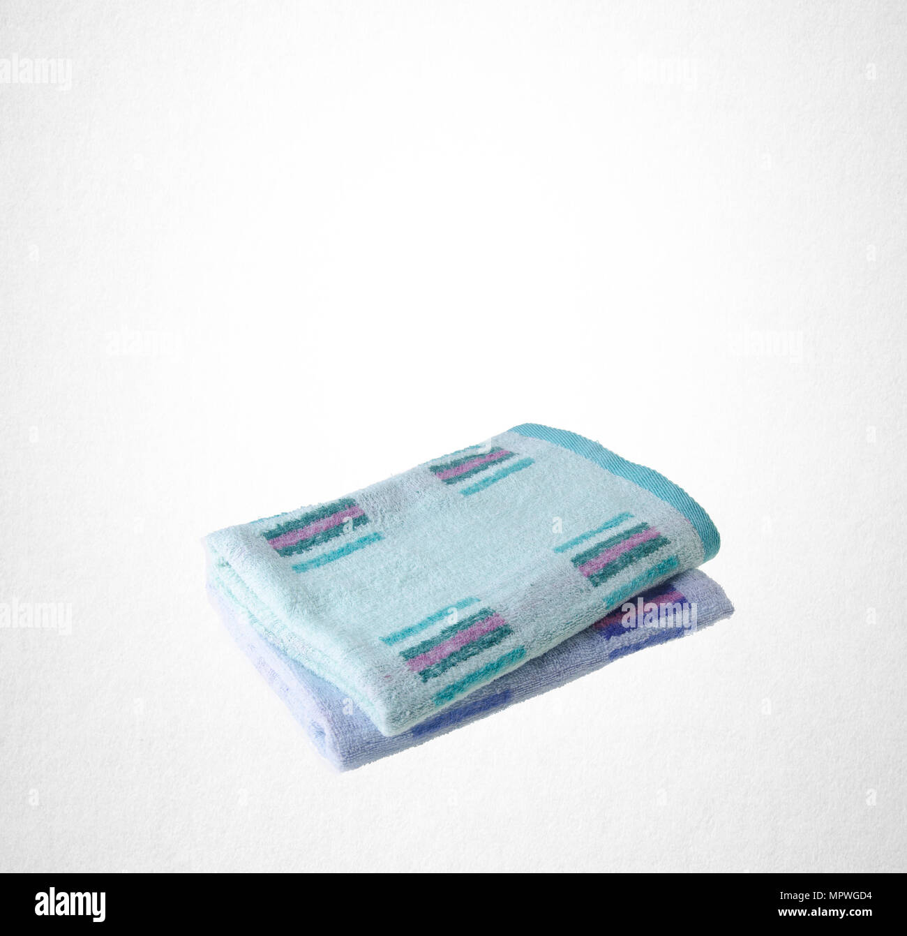 towel or kitchen towel on a background Stock Photo