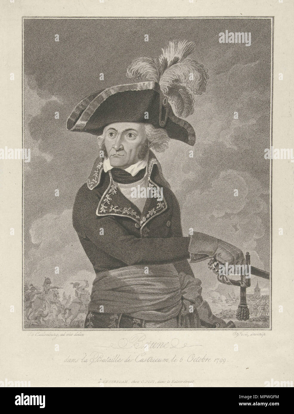 Guillaume Marie-Anne Brune (1763-1815), c. 1805-1810. Stock Photo