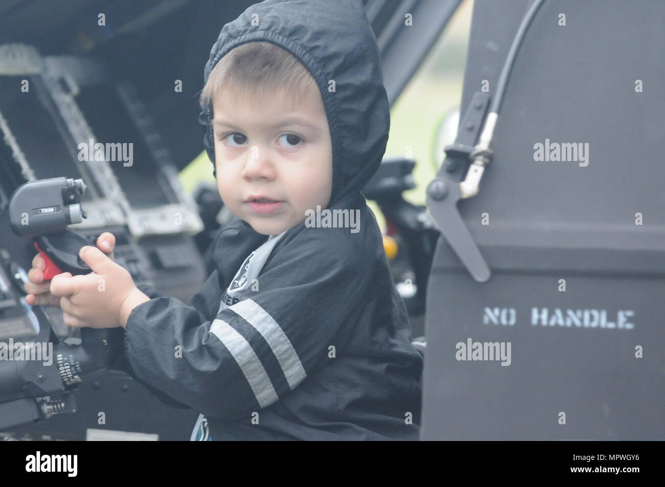AUSTIN Texas Mason Barios Takes The Controls Of A UH 60 Blackhawk 