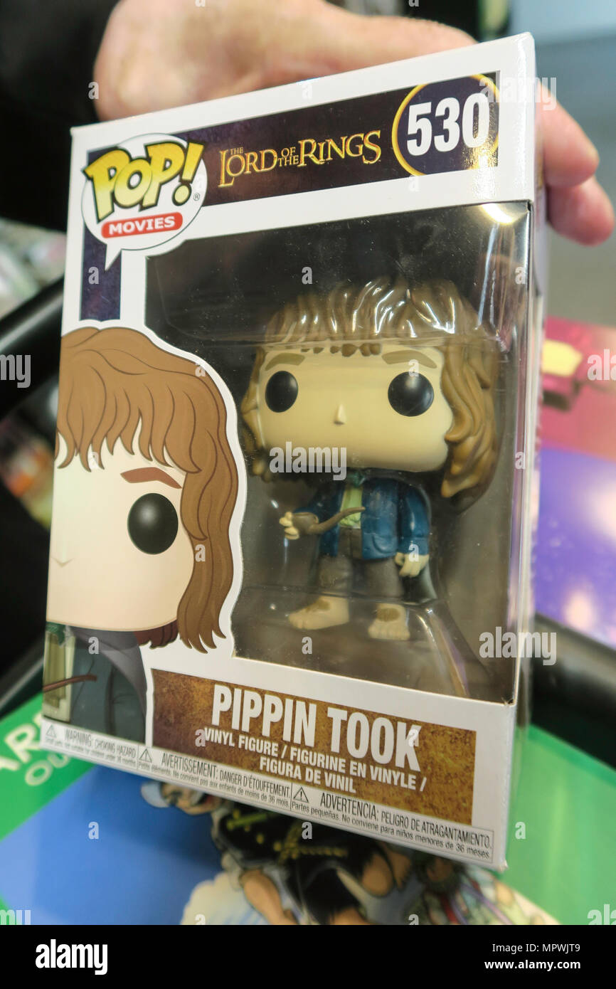 Lord of the Rings POP! Collectible character, NYC, USA Stock Photo