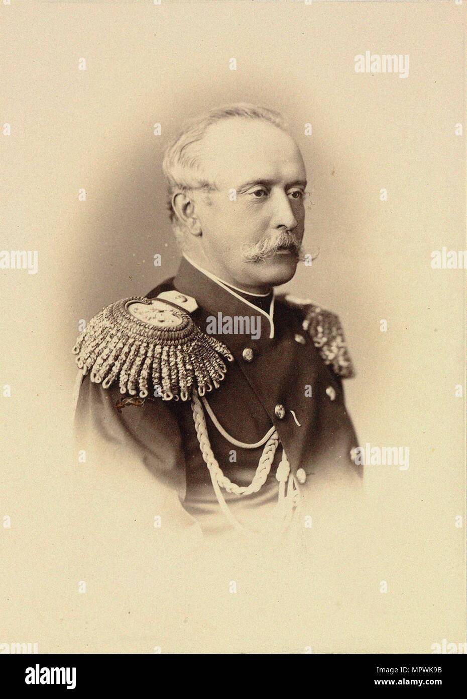 Portrait of Count Count Pyotr Andreyevich Shuvalov (1827-1889), 1873. Stock Photo