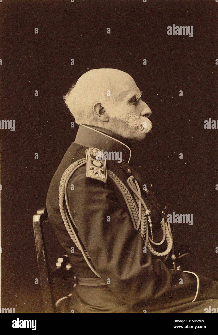 Portrait of Count Fyodor Petrovich Litke (1797-1882), 1874 Stock Photo ...