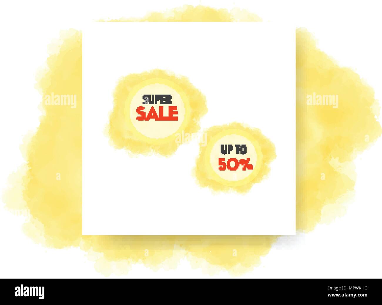 Super sale banner template design Stock Vector Image & Art - Alamy