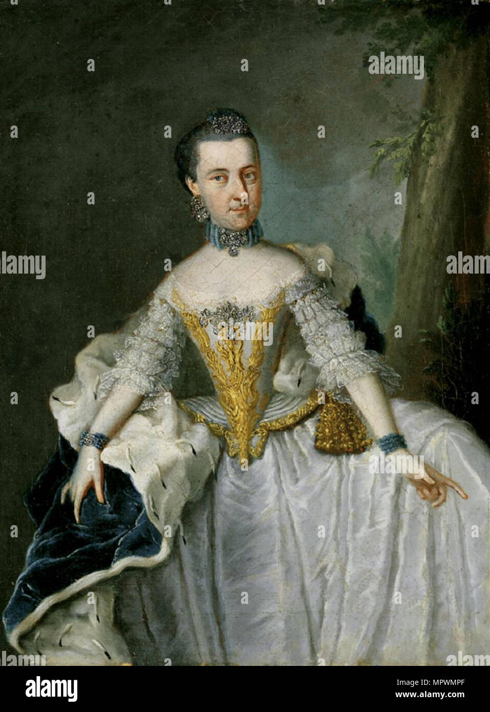 Duchess Anna Amalia of Brunswick-Wolfenbüttel (1739-1807), Second Half of the 18th cen.. Stock Photo