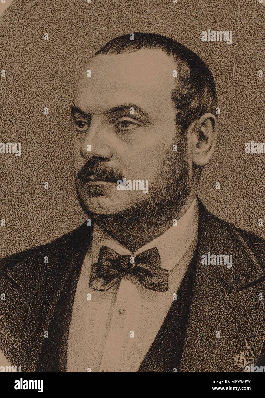 Portrait of the composer Jean-Baptiste Arban (1825-1889), 1880 Stock Photo  - Alamy