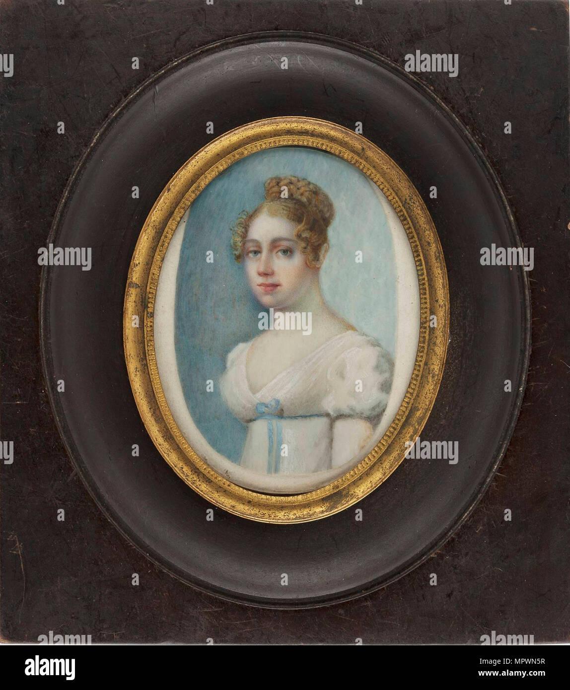 Portrait of Joanna Grudzinska (1795-1831), 1820. Stock Photo