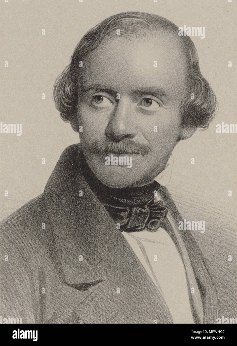 Portrait of the composer Julius Benedict (18041885), 1870 Stock Photo