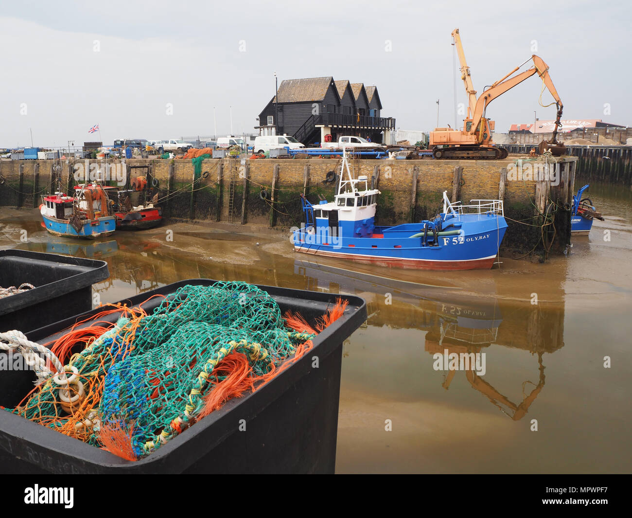 Whitstable Harbour Stock Photo Alamy