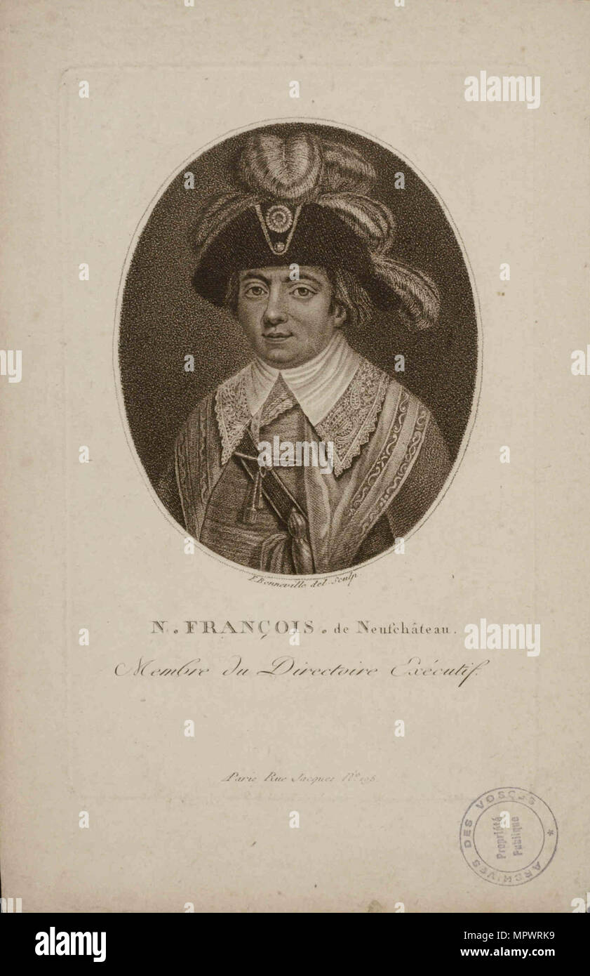 Nicolas François de Neufchâteau (17501828 Stock Photo Alamy