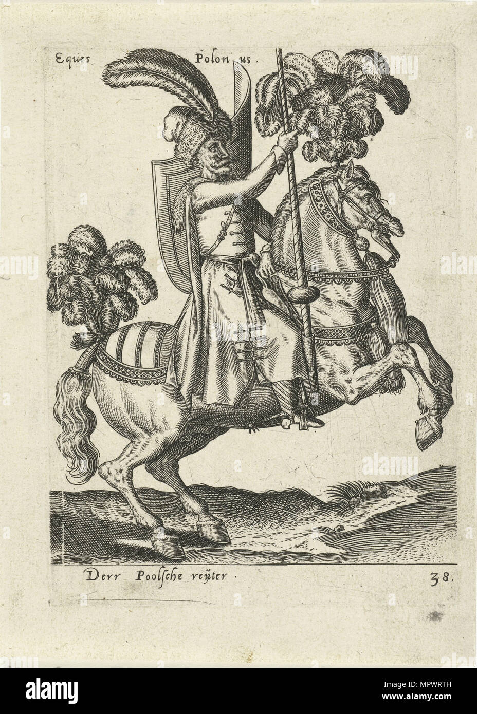 Polish rider, 1577 Stock Photo Alamy