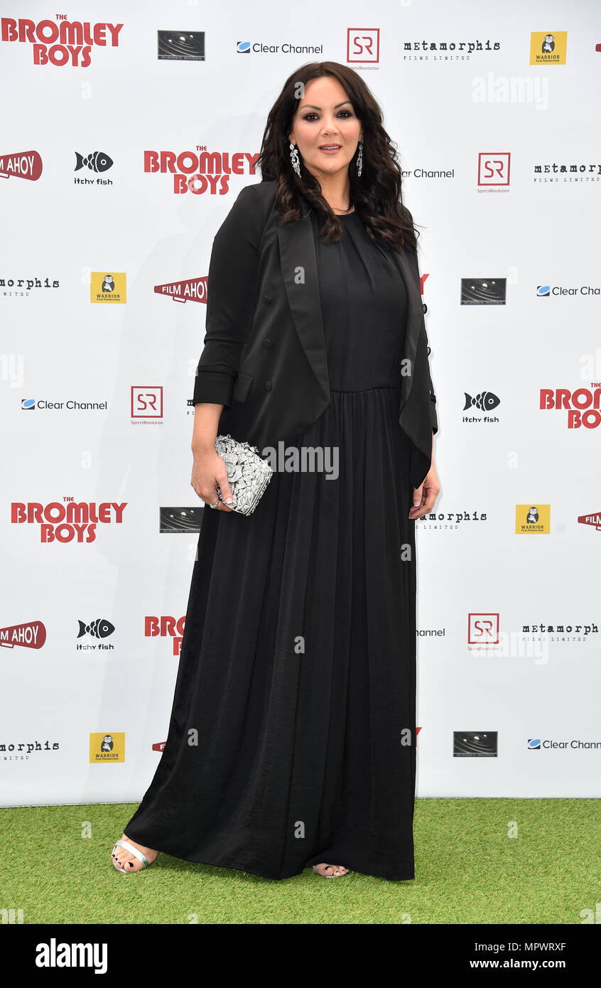 Martine McCutcheon attending The Bromley Boys World Premiere held at