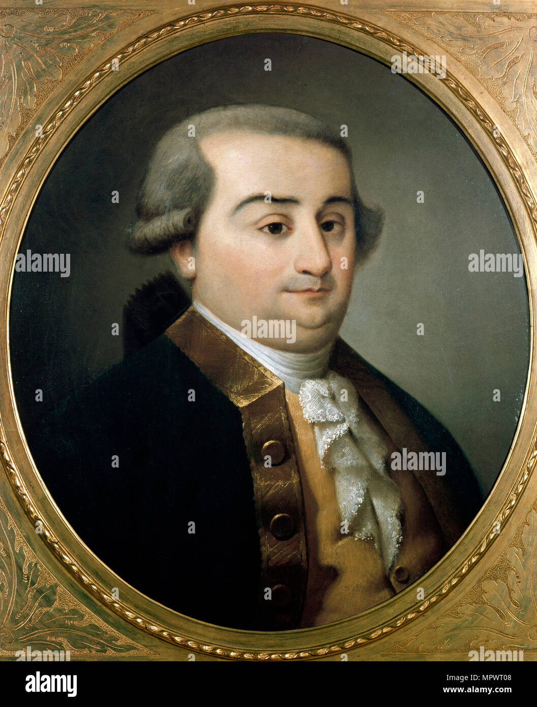 Portrait of Cesare Marquis Beccaria-Bonesana (1738-1794), Mid of the 18th cen.. Stock Photo