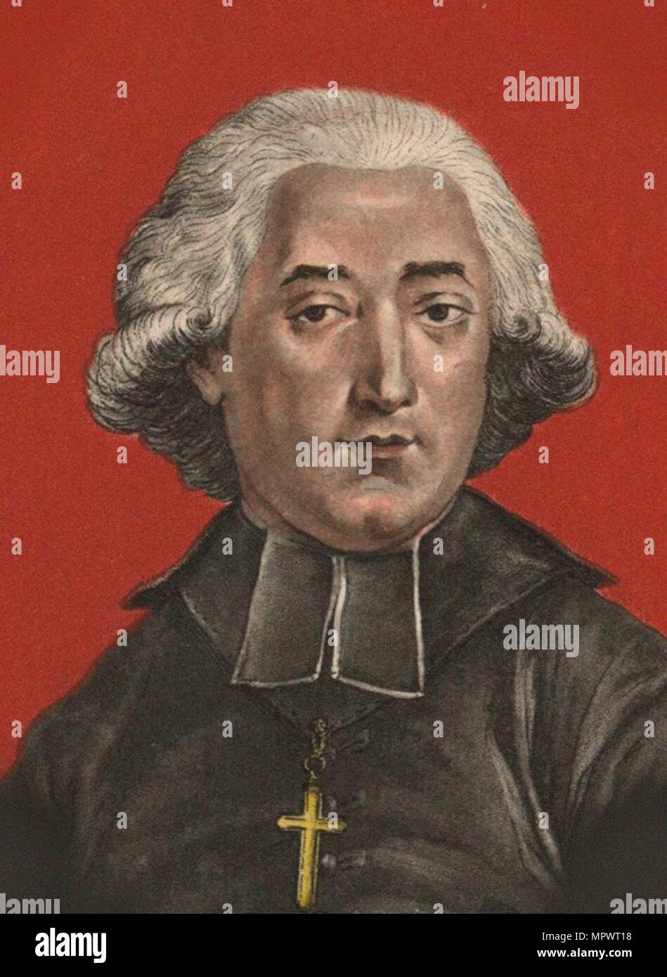 Portrait of Claude Fauchet (17441793 Stock Photo Alamy