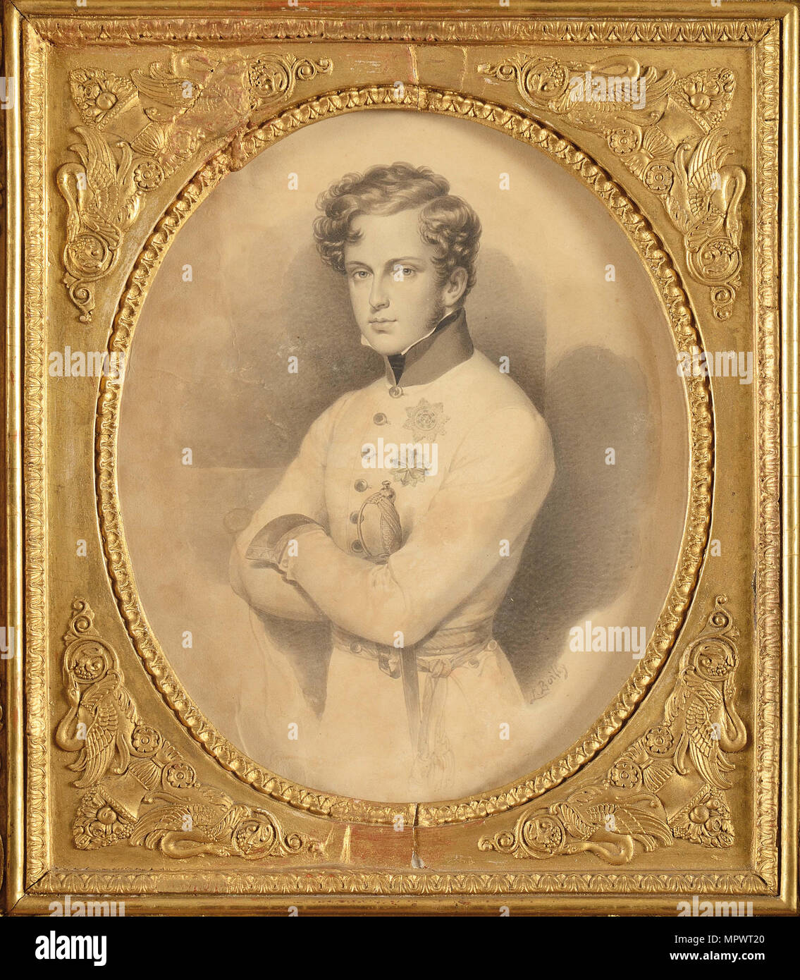 Portrait of Duke of Reichstadt (1811-1832), c. 1830. Stock Photo
