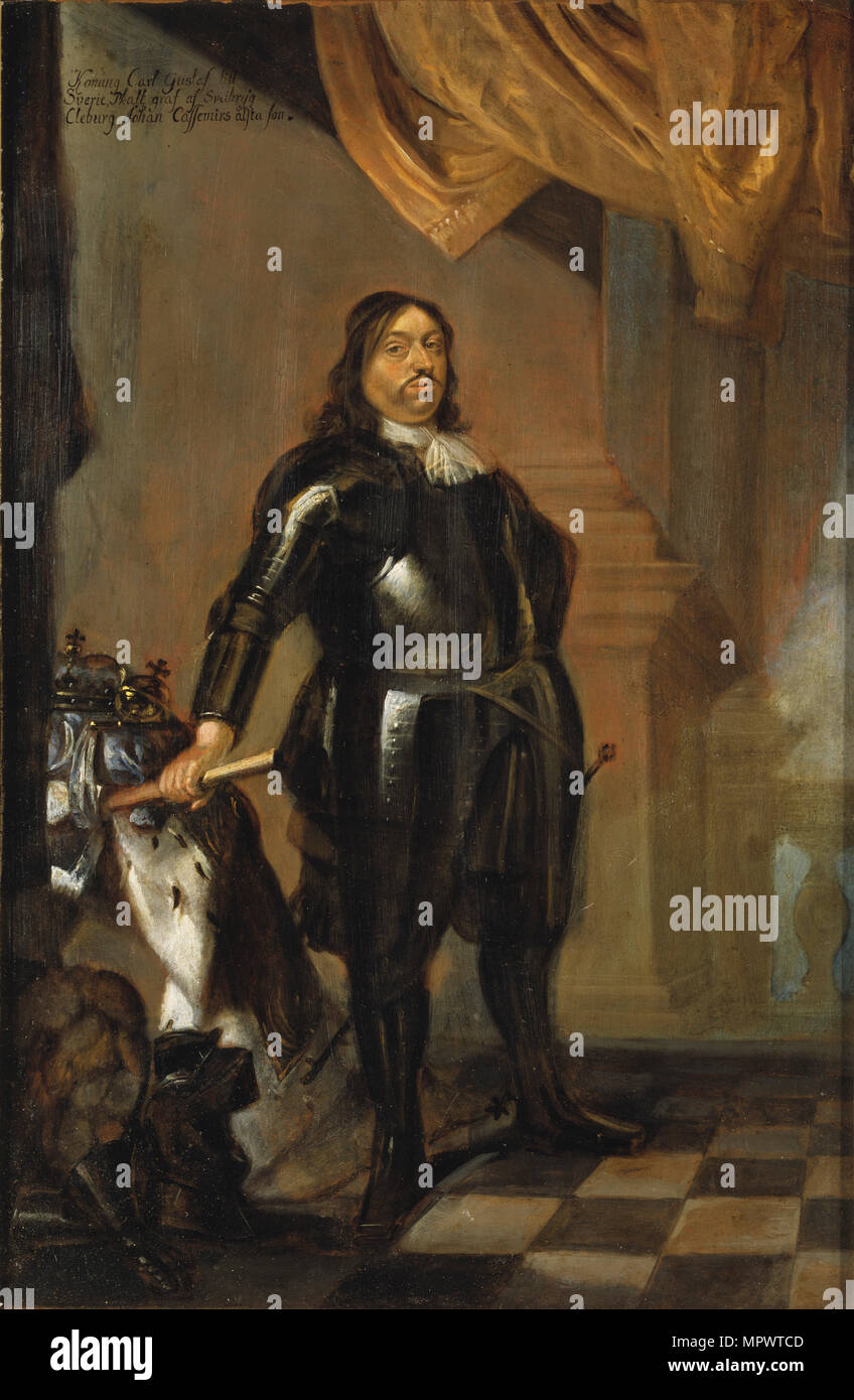 Portrait of King Charles X Gustav of Sweden (1622-1660), Mid of