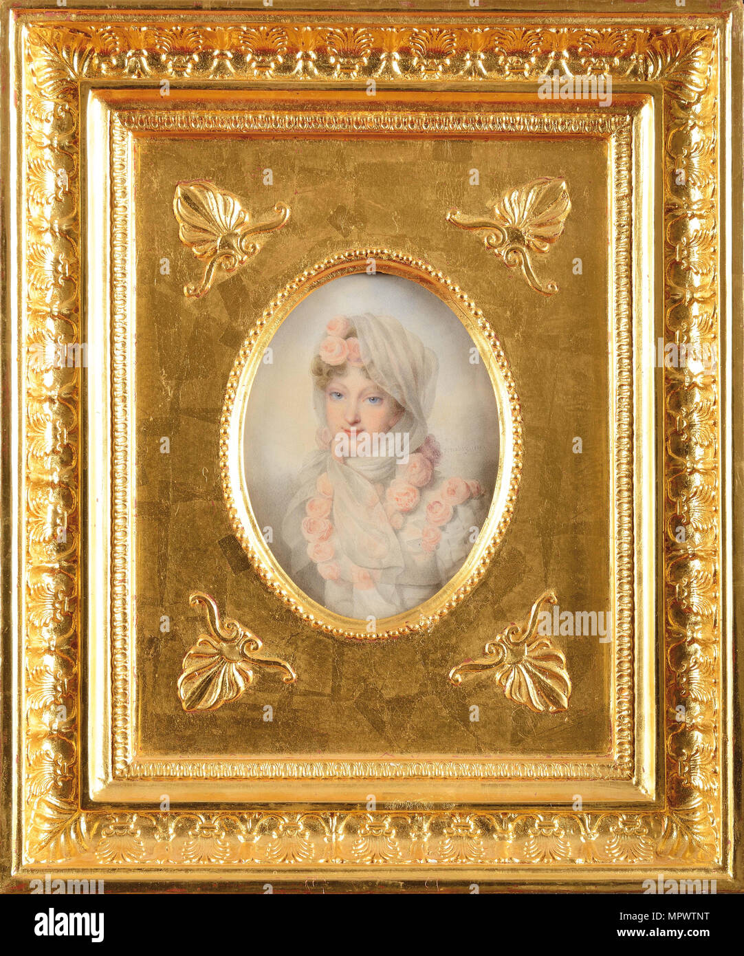Portrait of the Empress Marie-Louise (1791-1847), 1820. Stock Photo