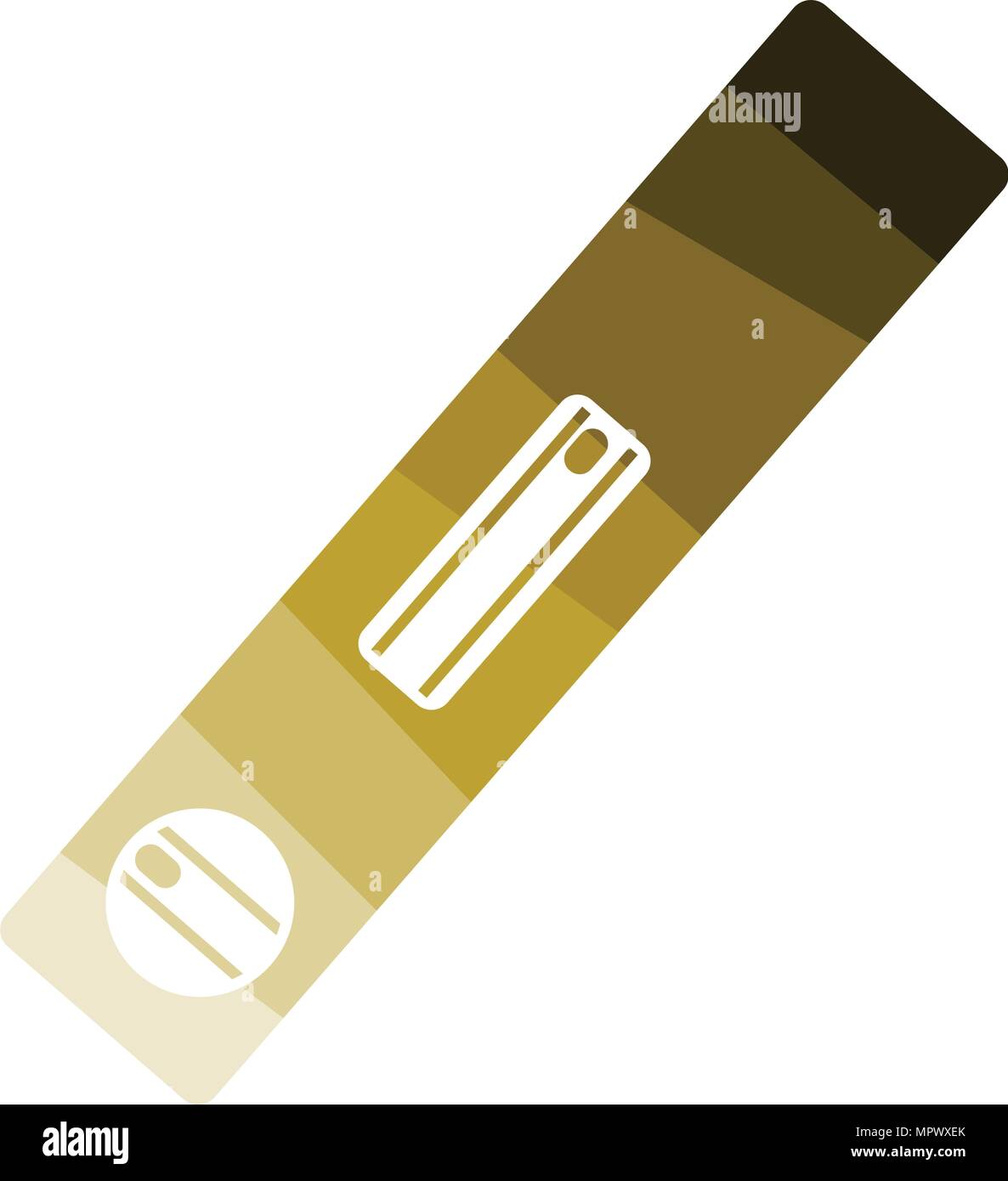 Icon of construction level . Flat color design. Vector illustration ...