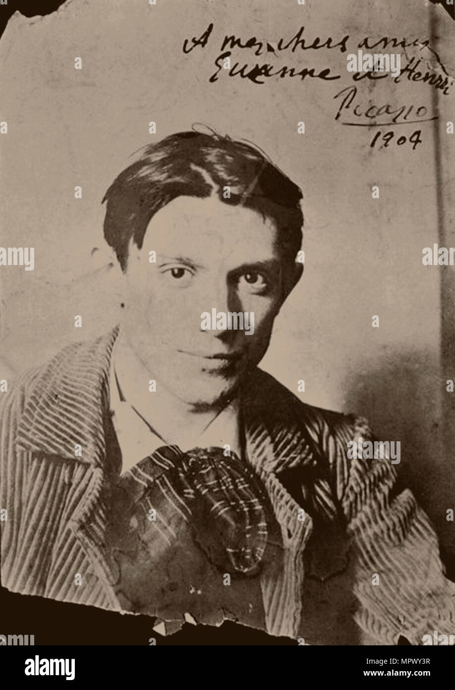Pablo Picasso , 1904. Stock Photo