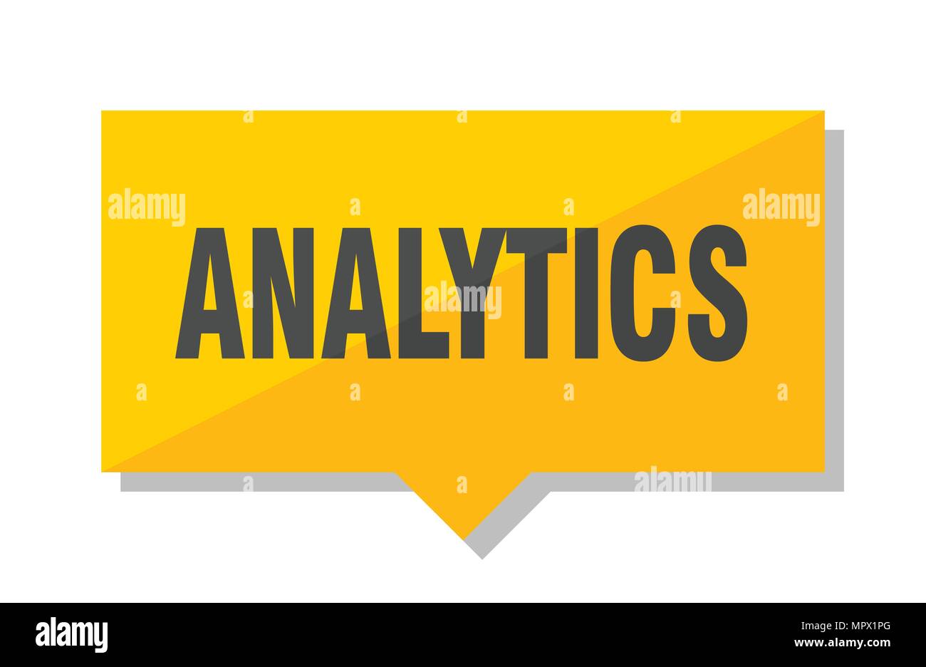 analytics yellow square price tag Stock Vector Image & Art - Alamy