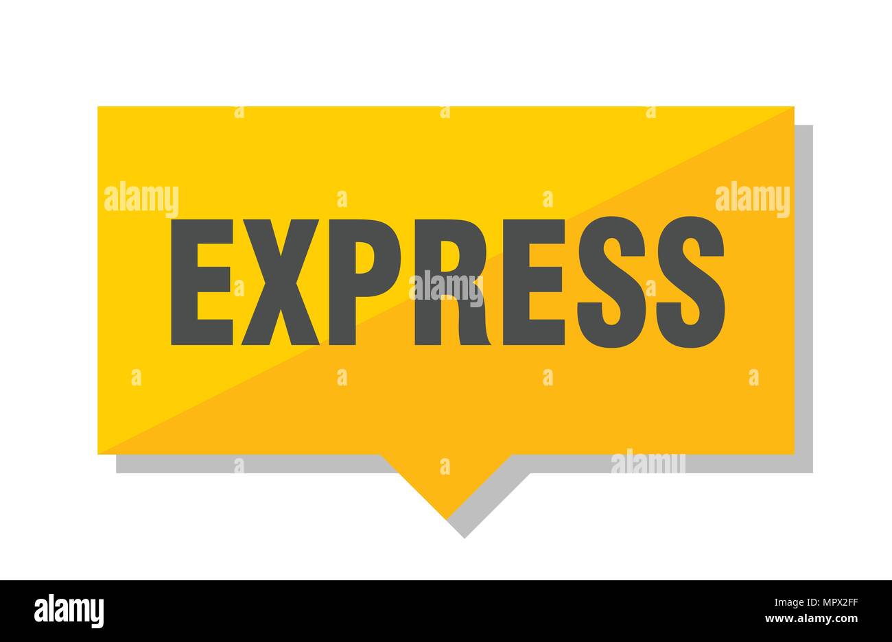 express yellow square price tag Stock Vector Image & Art - Alamy