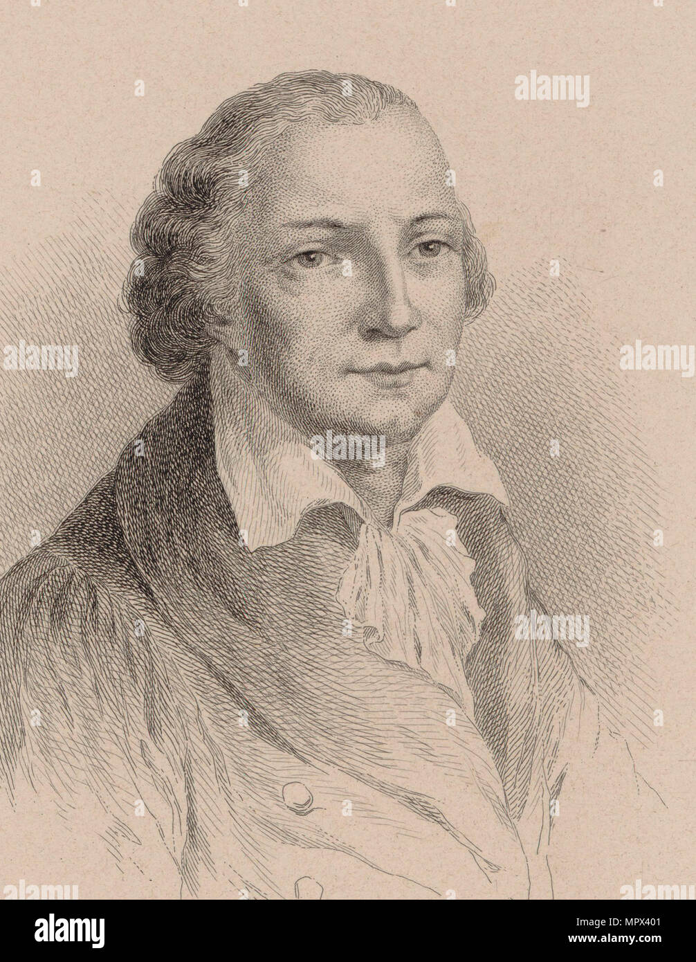 Portrait of the composer Domenico Cimarosa (17491801 Stock Photo Alamy