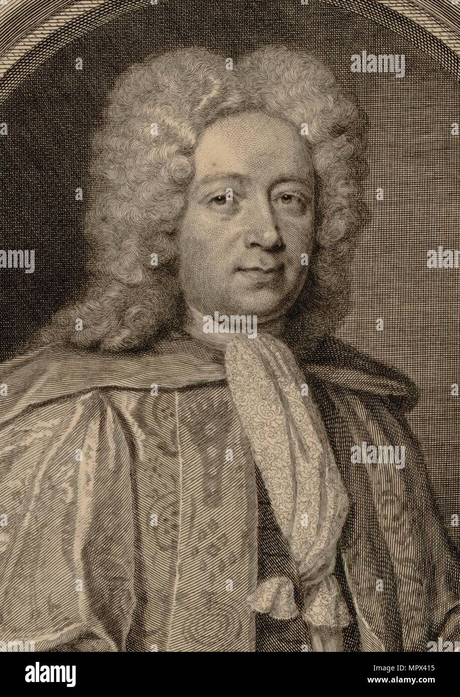 Portrait of the composer William Croft (1678-1727), 1715.