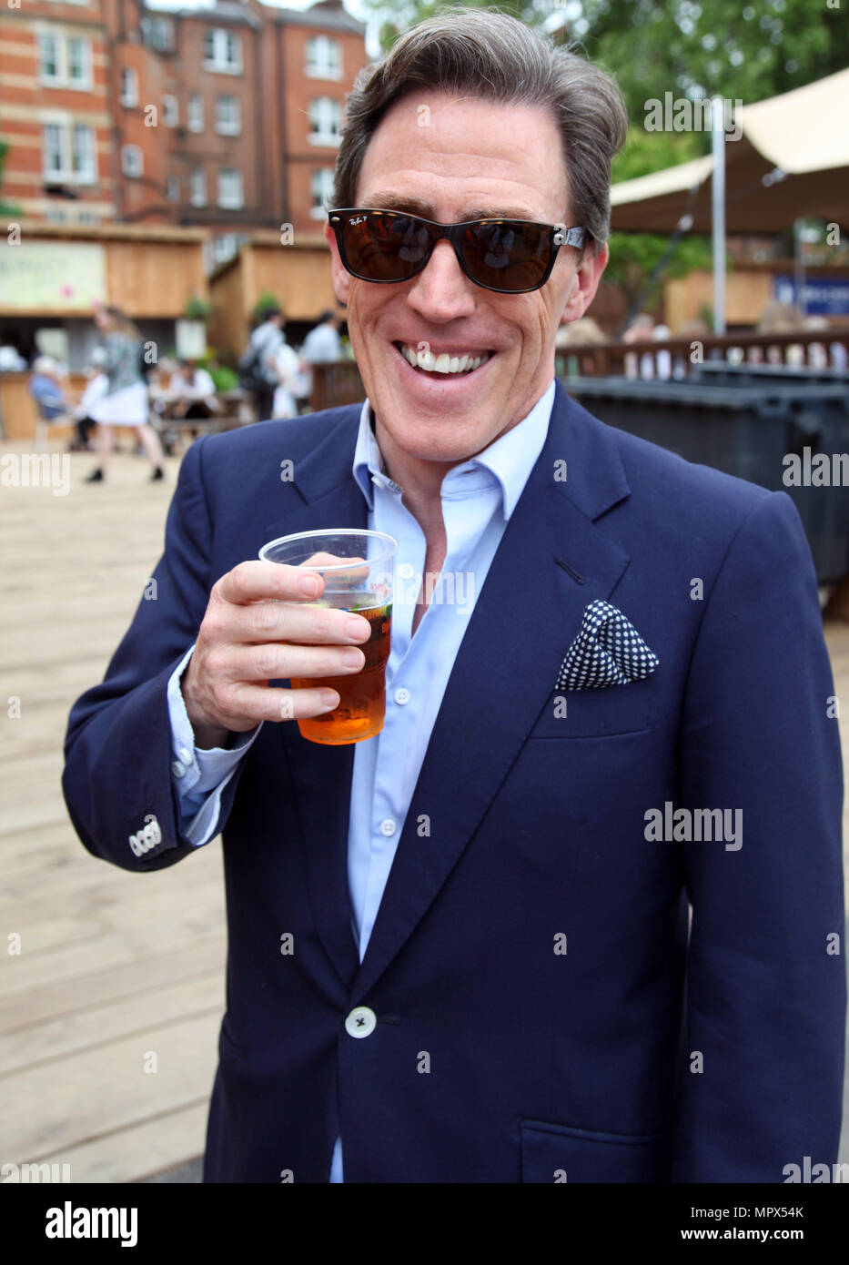 Rob Brydon at RHS Chelsea Flower Show 2018 Stock Photo