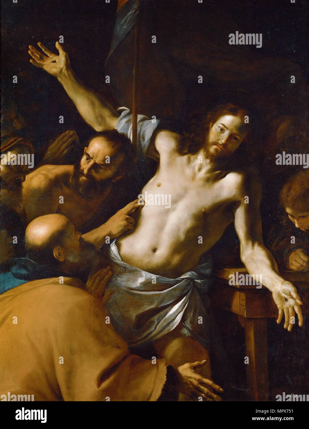 The Incredulity of Saint Thomas, c. 1656. Stock Photo