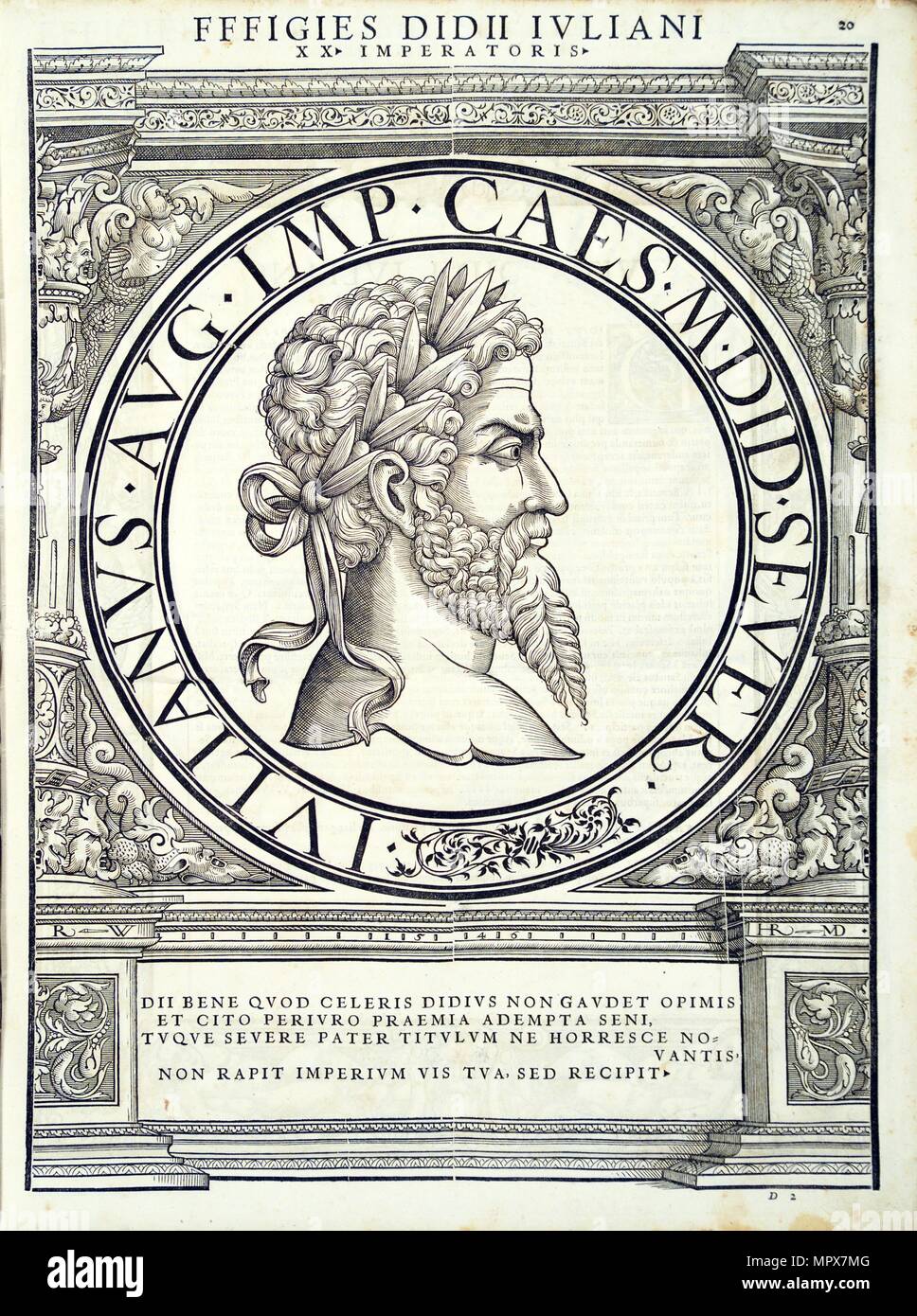 Didius Julianus (133 - 193), 1559. Stock Photo