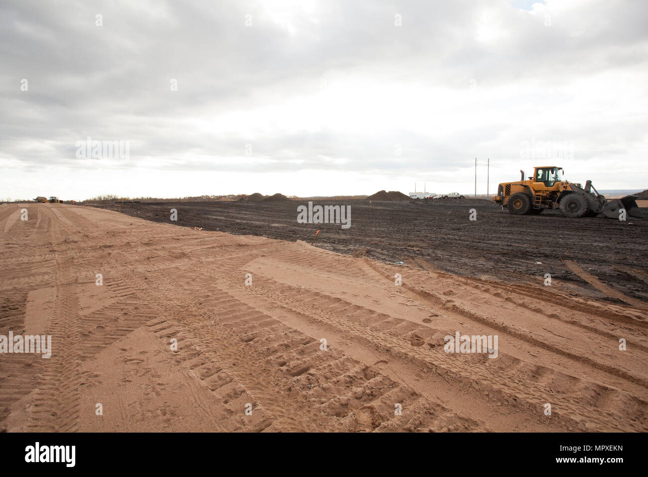 Remnants from trash Incinerator that generates electricity in Agawam