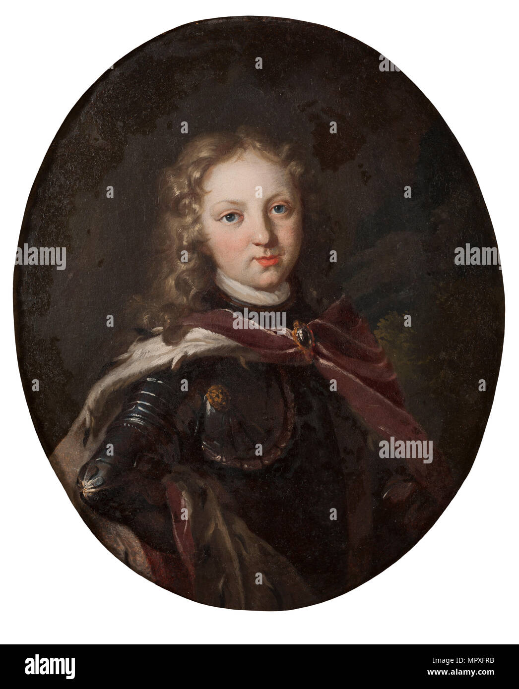 Prince Christopher (1684-1723), Margrave of Baden-Durlach, 1696. Stock Photo