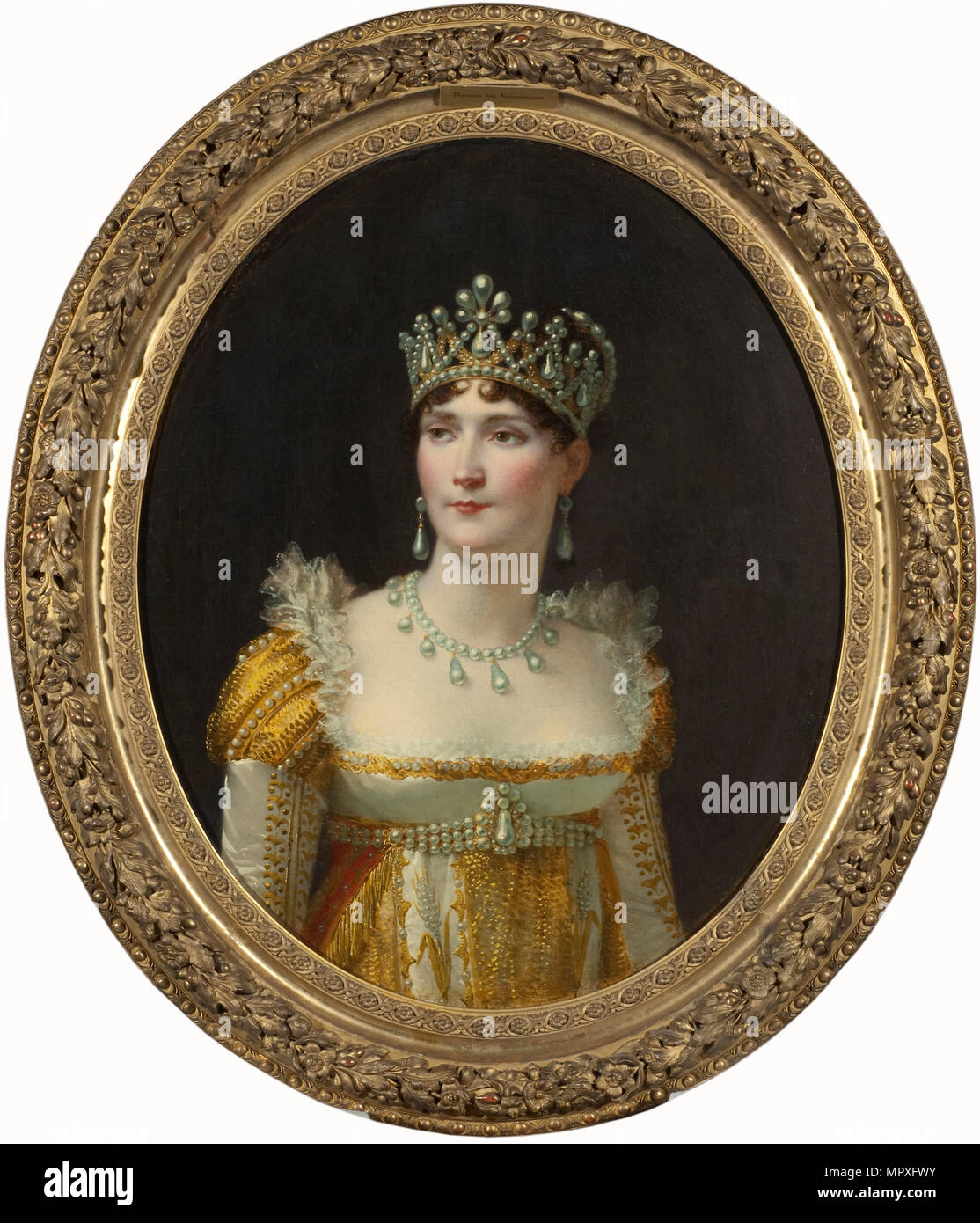 Portrait of Joséphine de Beauharnais, the first wife of Napoléon Bonaparte (1763-1814), c. 1801. Stock Photo