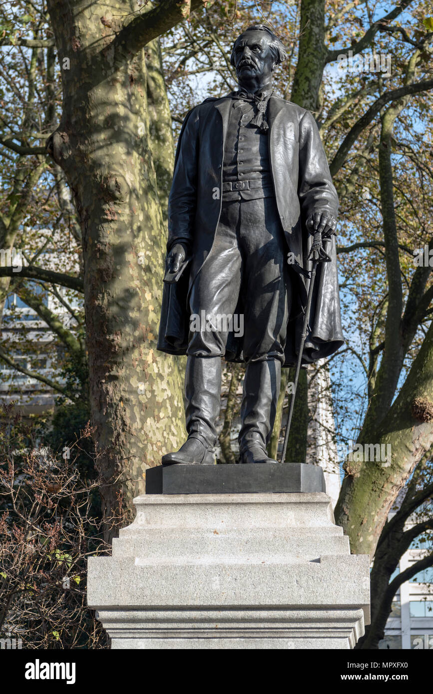 Statue of Lord Lawrence on Waterloo Place, London Stock Photo