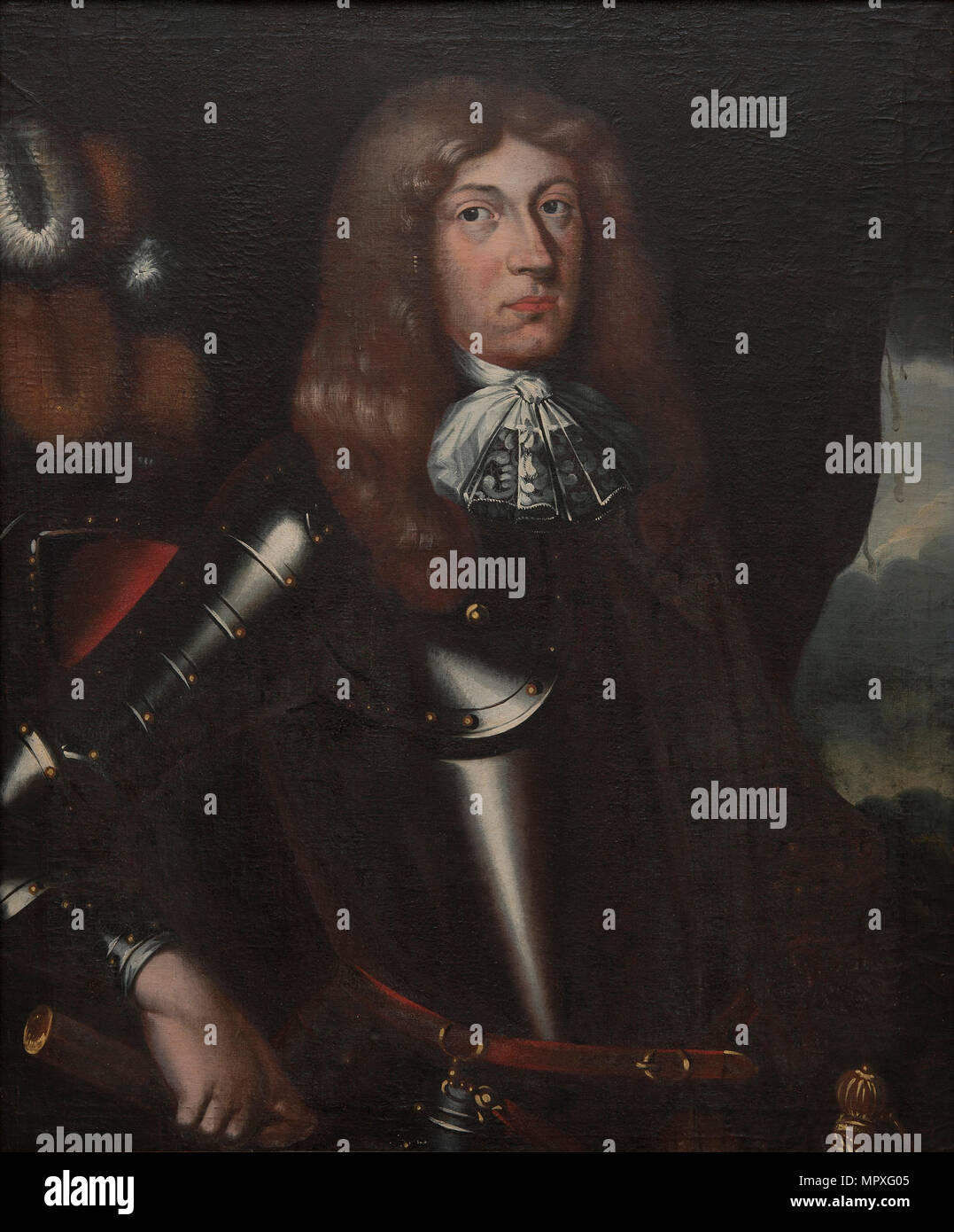 Portrait of Ferdinand Kettler (1655-1730), Duke of Courland and Semigallia. Stock Photo