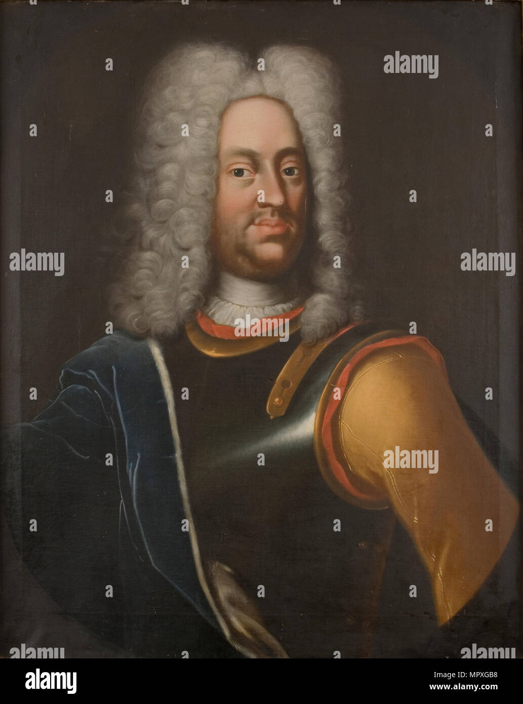 Portrait of Charles I (1654-1730), Landgrave of Hesse-Kassel, 1726. Stock Photo