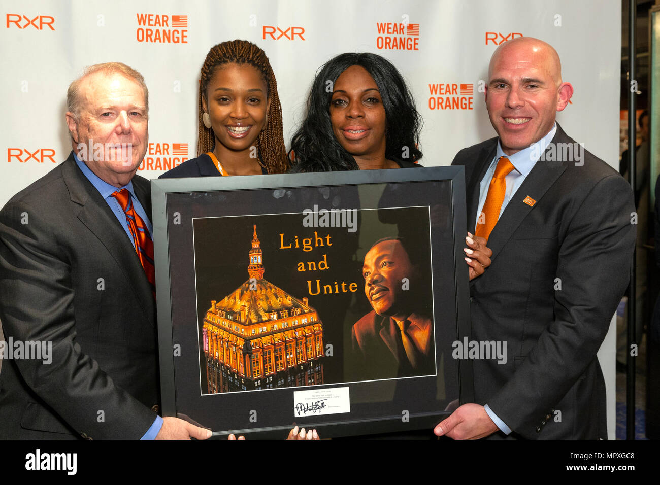 New York, NY May 23, 2018 John Feinblatt, NzaAri Khepra, Shenee