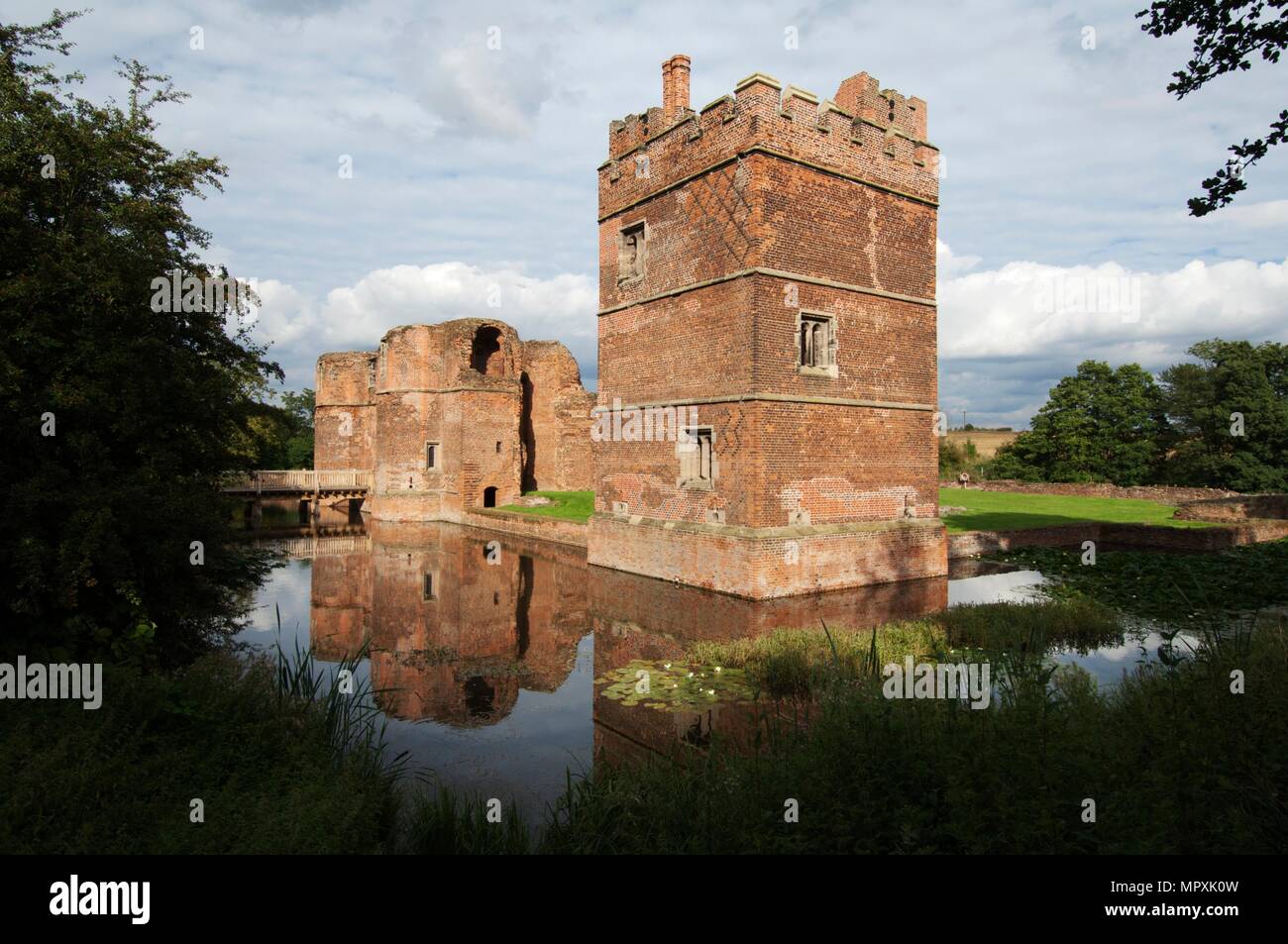 Kirby Muxloe Castle, Leicestershire, 2006. Artist Alun Bull Stock