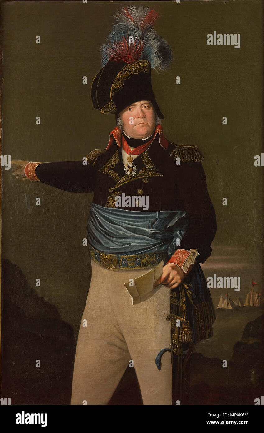 Portrait of General Pierre-Jacques Osten (1759-1814). Stock Photo
