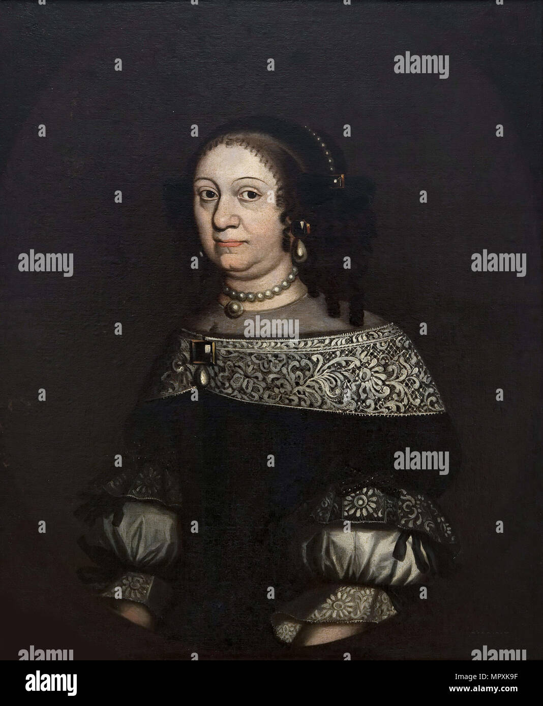Margravine Louise Charlotte of Brandenburg (1617-1676), Duchess of Courland, Second Half of the 17th Stock Photo